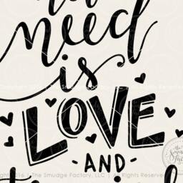 Love & Date Nights Printable, Hand-Lettered Wall Art - Digital Download - thumbnail 3