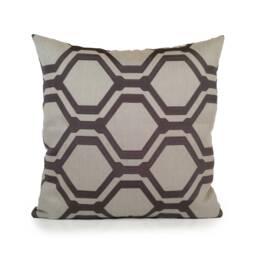 Light & Dark Grey Pillow, Throw Pillow Cover, Decorative Cushion Pillowcase, Toss, Cotton Blend, Geometric Pattern - thumbnail 1