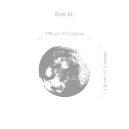 Moon Decal Golden - Gold Foil Art Wall Sticker Stickers Skumoongold - thumbnail 4