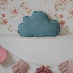 "Linen Cloud Pillow ""Eye Of The Sea" - thumbnail 3