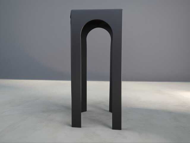 Side Table -Metal Accent &coffee Couch -Modern Coctail - Art Deco Handmade Furniture Kemer 24 - image 1