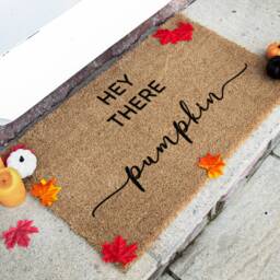 Hey There Pumpkin - Funny Doormat Welcome Mat A Housewarming Gift Halloween Fall Decor - thumbnail 2