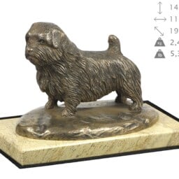 Norfolk Terrier , Dog Sand Marble Base Statue, Limited Edition, Artdog. Made Of Cold Cast Bronze. Perfect Gift. Limited Edition - thumbnail 4