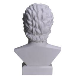 Alexander The Head Bust - Greek Cast Marble Statue, Handmade in Greece - thumbnail 2