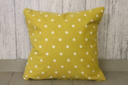 Mustard Dotty Scatter Cushion - Lovely Cushion Summer Vibes