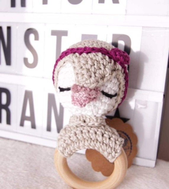 Greifling Penguin Crocheted