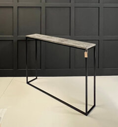 Mild Steel Framed Console Table Radiator Cover Sideboard Hallway Furniture