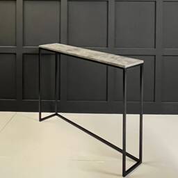 Mild Steel Framed Console Table Radiator Cover Sideboard Hallway Furniture - thumbnail 2