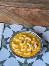 Macaroni & Cheese Candle Unique Fake Food Realistic Gift - thumbnail 1