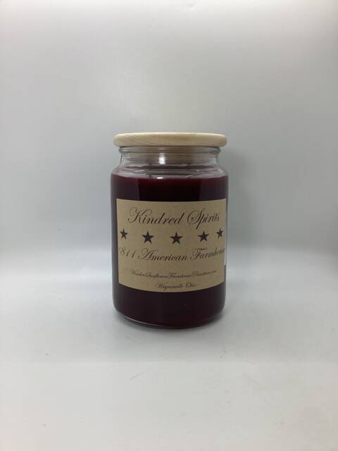 Kindred Spirits Highly Scented Candle/Apothecary Jar 26 Oz/Paraffin Wax/'farmhouse Candle/Hand Poured Candle/Country-Primitive Candle - image 1