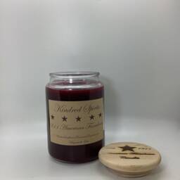 Kindred Spirits Highly Scented Candle/Apothecary Jar 26 Oz/Paraffin Wax/'farmhouse Candle/Hand Poured Candle/Country-Primitive Candle - thumbnail 2
