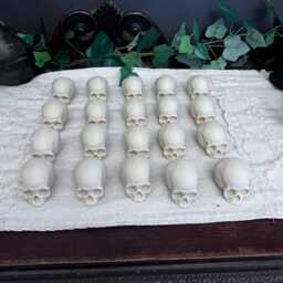Lot Of 20 Realistic Mini Skulls - thumbnail 4