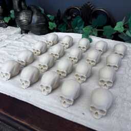 Lot Of 20 Realistic Mini Skulls - thumbnail 2