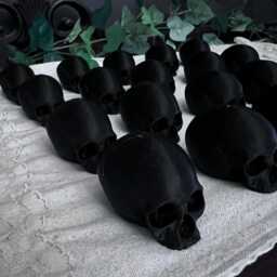 Lot Of 20 Realistic Mini Skulls - thumbnail 3