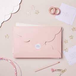 Pink Knit Shooting Star Wall Hanging - thumbnail 3