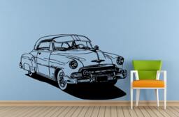 Sports Car Racing Concept Vehicle Hot Rod Wall Decal Vinyl Sticker Mural Room Decor L1533 - thumbnail 1