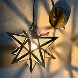 Outdoor Star Lamp, Wall Light, Wall Sconce, Morocco Wall Light, Morocco Lighting, Turkish Light, Morocco Lamp, Moravian Lamp, Porch Star Lamp - thumbnail 4