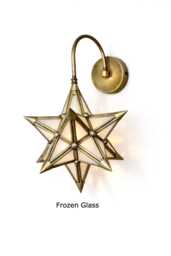 Outdoor Star Lamp, Wall Light, Wall Sconce, Morocco Wall Light, Morocco Lighting, Turkish Light, Morocco Lamp, Moravian Lamp, Porch Star Lamp