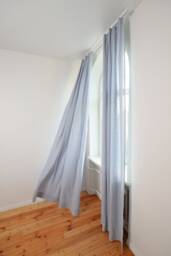 Linen Curtain Panels - Set Of 2 Handmade Semi-Sheer Rod Pocket Curtains