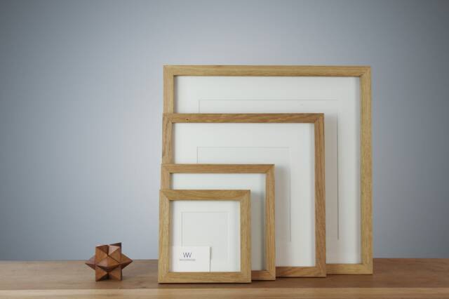Solid Oak Square Picture Frame - image 1