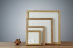 Solid Oak Square Picture Frame - thumbnail 1