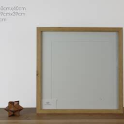 Solid Oak Square Picture Frame - thumbnail 2
