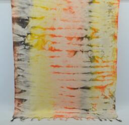 Handmade Towel, Batik Towel, Spa Towel, Turkish Towel, 38''x65 - thumbnail 1