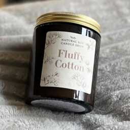 Fluffy Cotton Soy Candle, Luxury Home Fragrance Gift - thumbnail 2