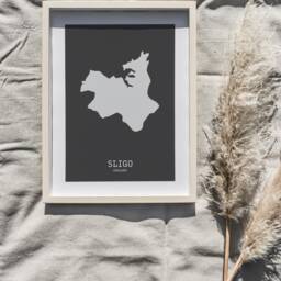 Sligo Map Print, County Wall Art - thumbnail 2