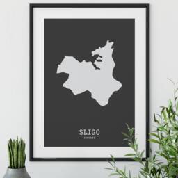 Sligo Map Print, County Wall Art - thumbnail 4