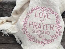 Terminally Ill - Get Well Gift Sympathy Cancer Patients Inspirational Motivational Custom Embroidered Throws & Blankets