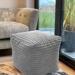 Beanbag Cube Footstool Jumbo Cord Beanbags This Bean Bag Cube Is Ready Filled - thumbnail 4