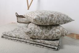 Luxury Linen Comforter Set, Eco Coverlet With Sham Pillowcases. Custom Order - thumbnail 1