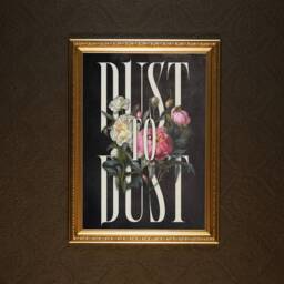 Dust To - Typography Gothic Art Print Home Macabre Gallery Wall The Blackened Teeth - thumbnail 1