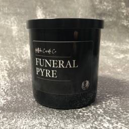 Funeral Pyre Soy Candle, Wood Smoke Scent, Gothic Home Decor - thumbnail 3