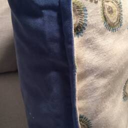 Peacock Medallion Designer Pillow - thumbnail 2