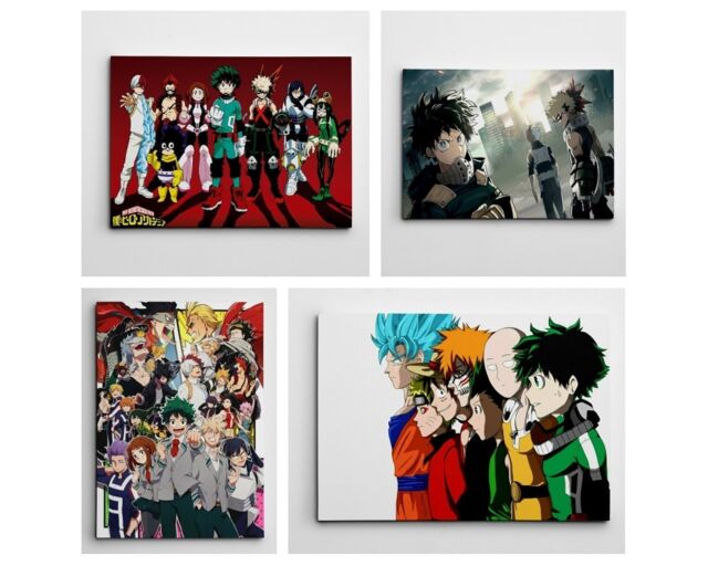 Anime My Hero Academia Canvas Art Wall Manga Colourful Print Picture Home Decor - image 1