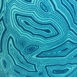 Turquoise Agate Crystal Lampshade, Geode Decor, Made in Tula Pink Teal Fabric, Various Sizes & Lining Colours, Mystical Decor Gift - thumbnail 2