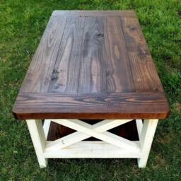 Farmhouse Coffee Table - Texas Delivery/Pick Up Only. No Shipping - thumbnail 2
