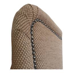 Wingback Fireside Chair Light Golden Brown Weave, Solid Wood Legs - thumbnail 4