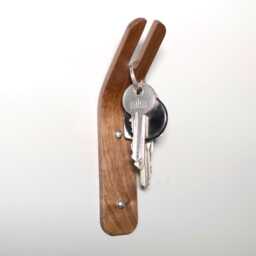 Walnut Key Hook Minimalist Nordic Wall Organizer