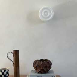 Opal Glass Wall Sconce, Hallway Lighting, Mounted Lamp, Vanity Light Fixture, Ambient Bedroom & Living Room Decor - thumbnail 3