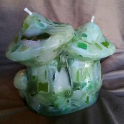 Cluster Mushroom Candle 2 Wick Chunky - thumbnail 3