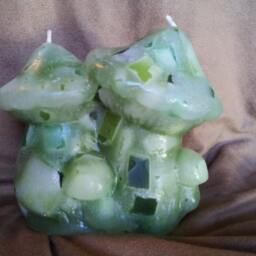 Cluster Mushroom Candle 2 Wick Chunky - thumbnail 2