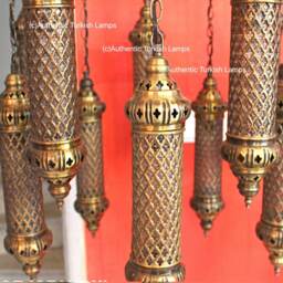 11 Glass Chandelier Lighting, Turkish Lighting, Foyer Lamp, Foyer Lighting, Morocco Chandelier, Morocco Lantern, Turkey Lamp - thumbnail 2
