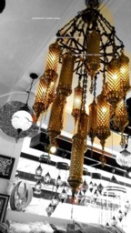 11 Glass Chandelier Lighting, Turkish Lighting, Foyer Lamp, Foyer Lighting, Morocco Chandelier, Morocco Lantern, Turkey Lamp - thumbnail 3