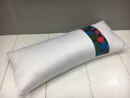 Floral Silk Ikat Lumbar Pillow Cover - 10x24 - thumbnail 1