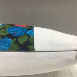 Floral Silk Ikat Lumbar Pillow Cover - 10x24 - thumbnail 4