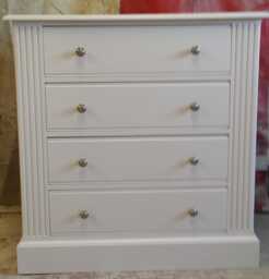 Chest Of Drawers - 4 Fluted Style - thumbnail 1