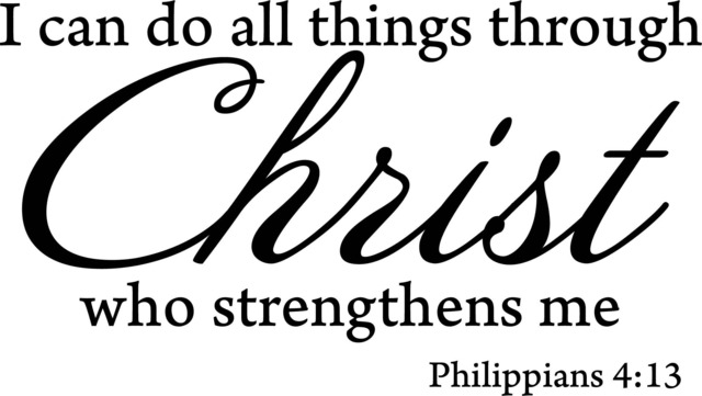 I Can Do All Things Through Christ Philippians 4 13 Printable Wall Art